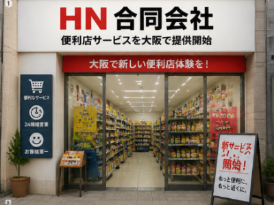 HN合同会社、最新の便利店サービスを大阪で提供開始